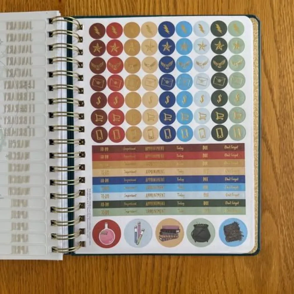 Harry Potter Planner w/ Stickers UNUSED (undated)